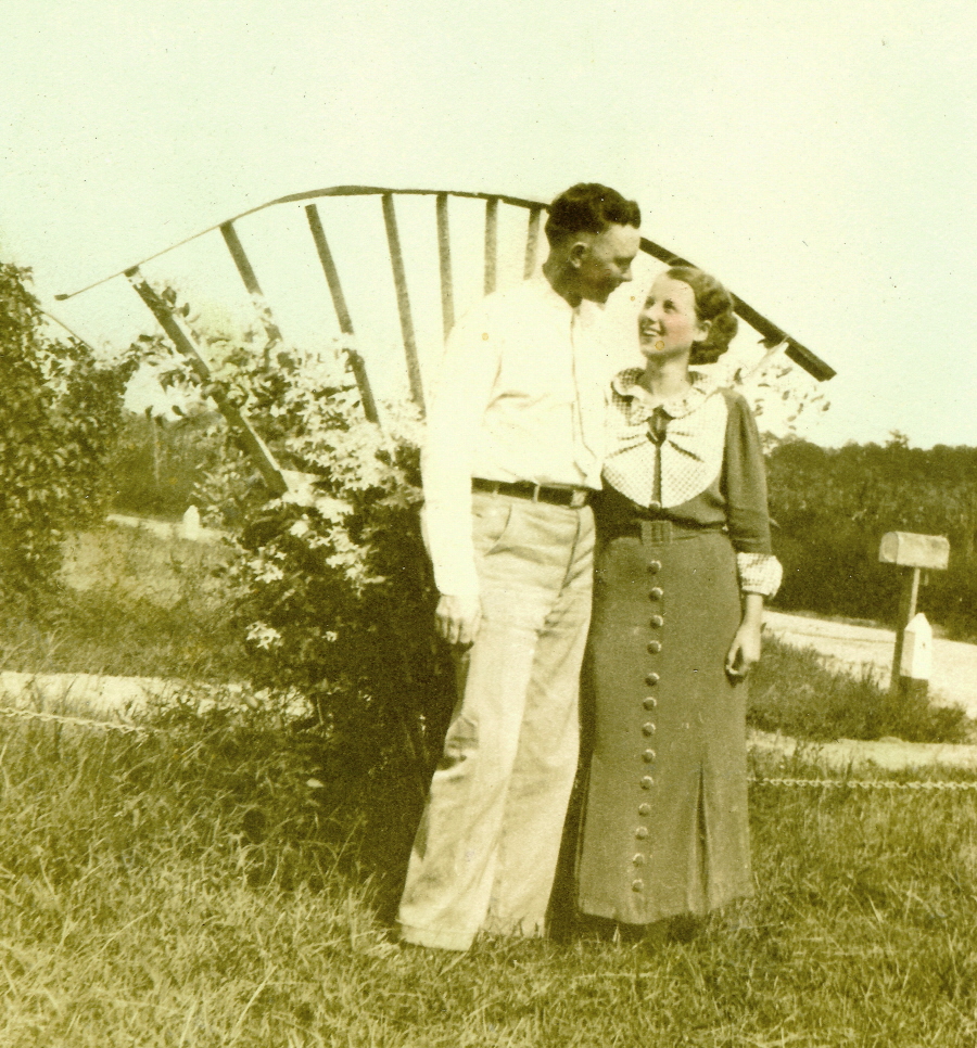 Ethel Hales and George Ralph Stancil in 1934.