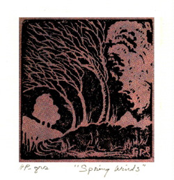 Painting titled Spring Winds