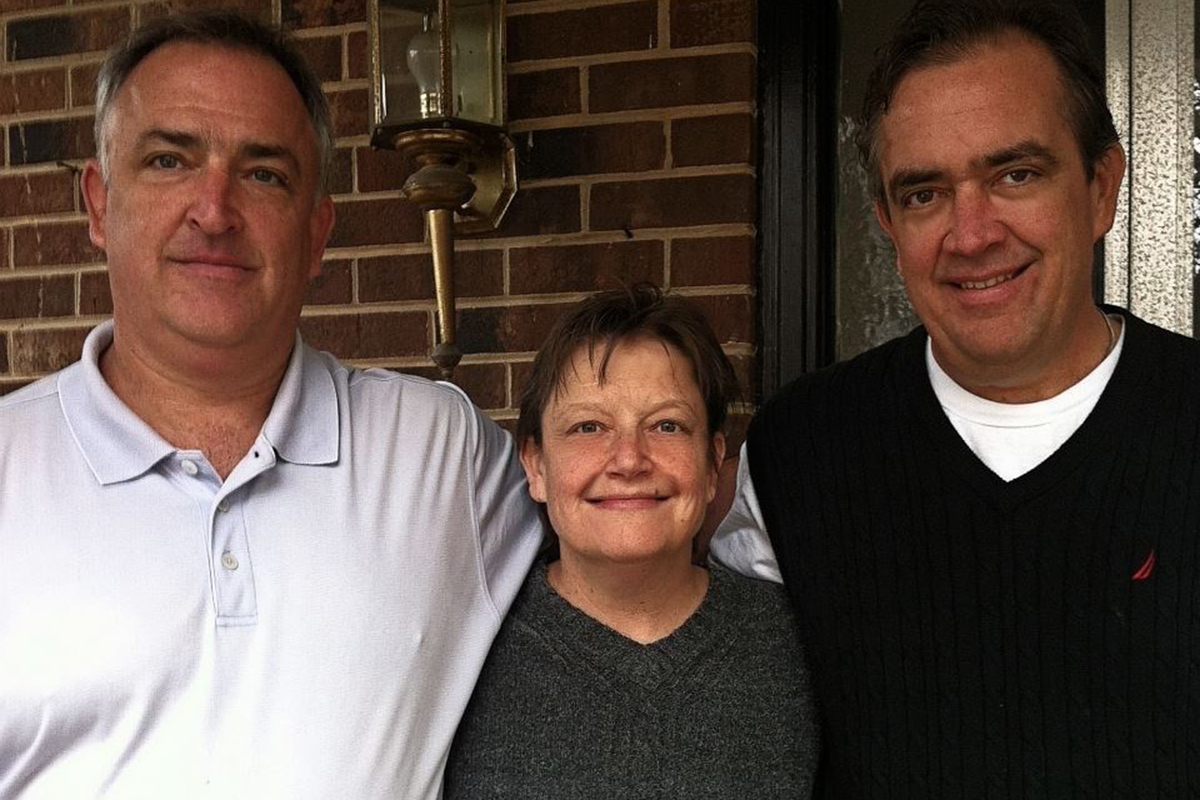 Siblings David Henry Batts, Claire Batts Green and Tim Batts.