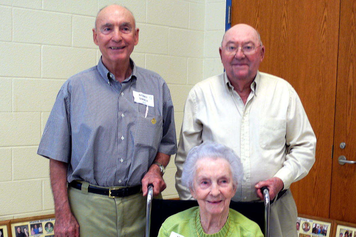 Donell Stancil, Glenn Stancil and Virginia Stancil Fulghum at the 2007 Stancil Family Reunion